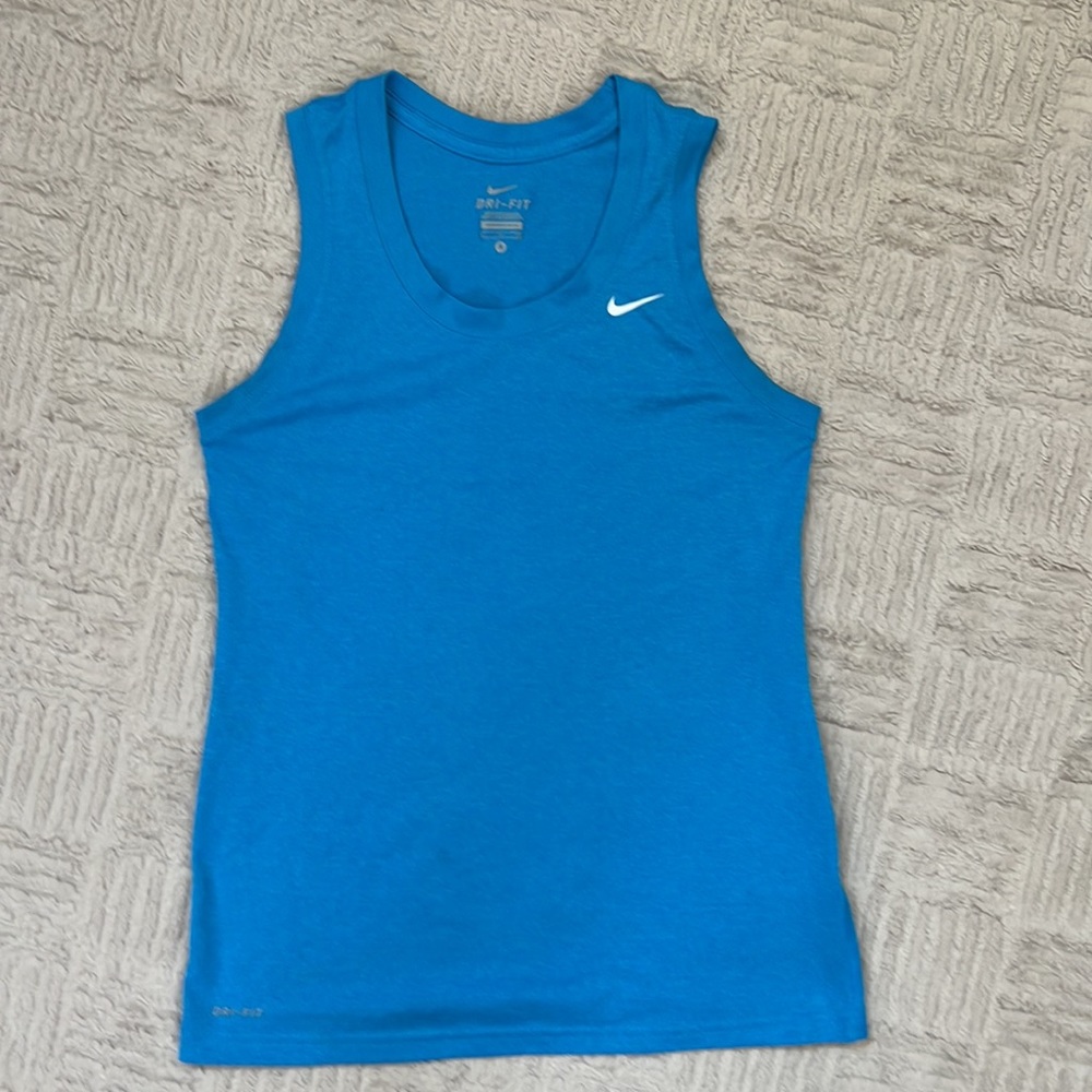 Nike Dri-Fit tank blue Size Small EUC